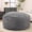 Dark Gray-4FT, variant on MCQ 3FT Comfy Bean Bag Chair for Adults, Lounger with Removable Plush Cover, Gray