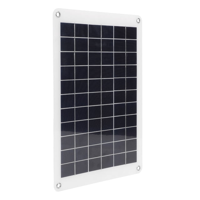 Controlador De Carga Solar, Kit De Panel Solar 12 V 24 V 10 A, Ligero De Alta Eficiencia, 15 W Para RV