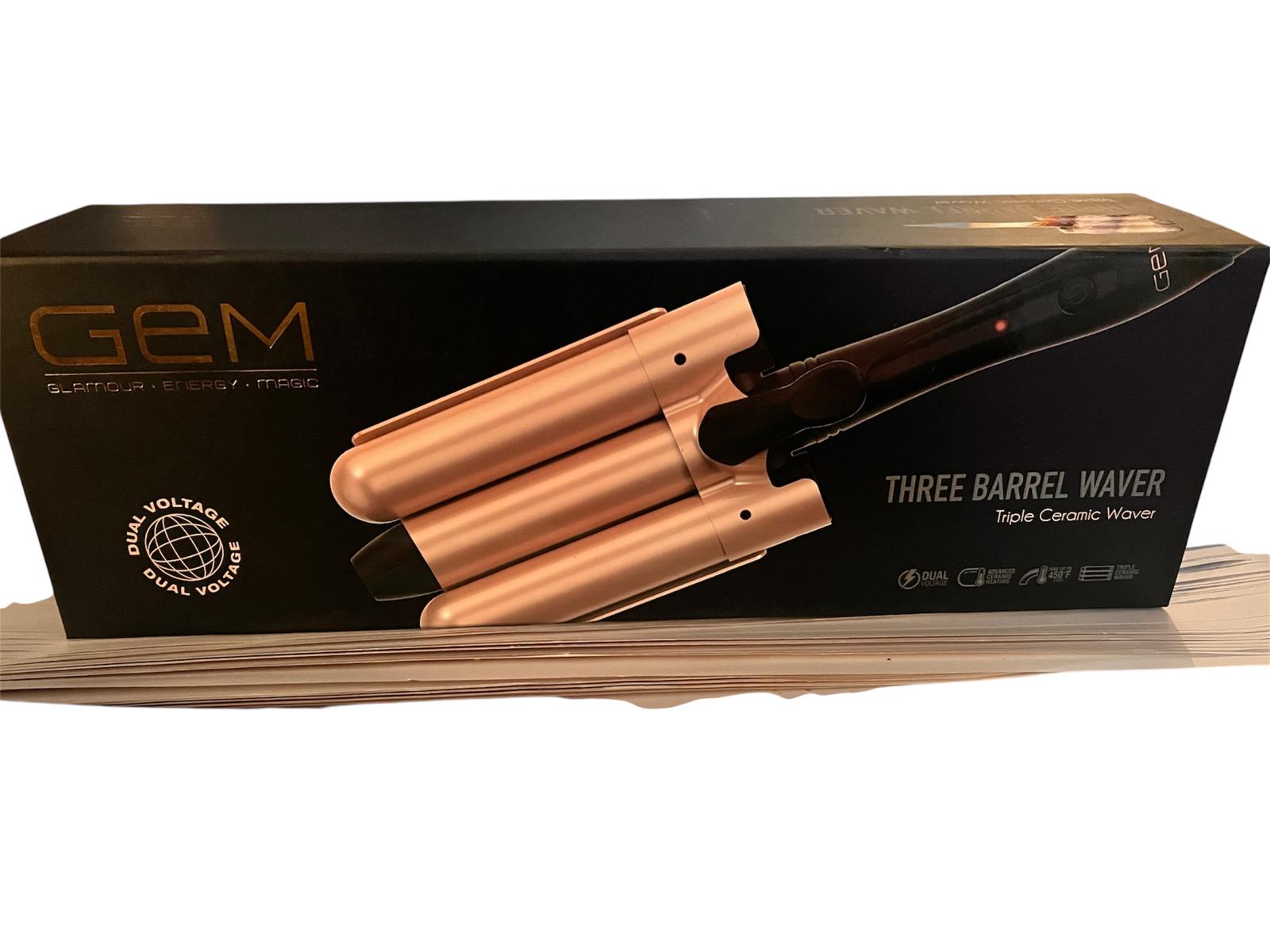 GEM GLAMOUR ENERGY 3 BARREL CERAMIC WAVER - Walmart.com display picture 1