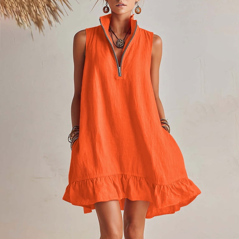 elegant sleeveless ruffle hem mini dress Elegant Sleeveless Ruffle Hem Mini Dress,White Homecoming Dress Y2261 Simplepromdress