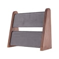 thumbnail image 4 of Expositor de joyas multifunción de madera para mesa de regalo, soporte para collares Gris oscuro, 4 of 9