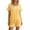 Yellow, variant on Short Sets for Women Cute Ruffle Hem Short Sleeve Peter Pan Collar T Shirt and Shorts 2 Piece Matching Set Loungewear
