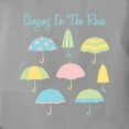 thumbnail image 3 of CafePress - Singing In The Rain T Shirt - Womens Comfort Colors® Shirt, 3 of 4