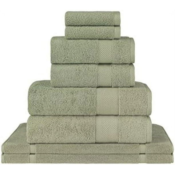  Luxury Towel Set For Bathroom, 100 Turkish Cotton, Quick Dry, Soft