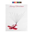thumbnail image 1 of DIY patrón de Papá Noel huella dactilar firma de invitados libro de visitas pintura decoración navideña, 1 of 5