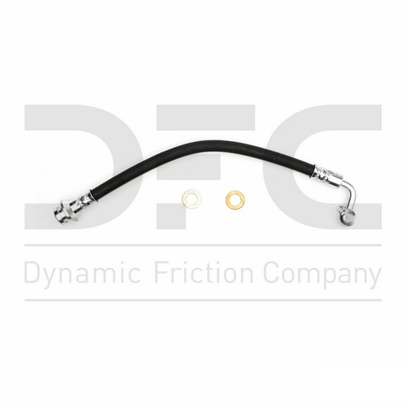Rear Left Dynamic Friction Company Brake Line Hose 350-68089 For 2010-2012 INFINITI G37, 2014-2015 INFINITI Q60