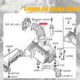thumbnail image 5 of 165769N00C Engine Air Intake Hose for Nissan MAXIMA A35 VQ35DE 3.5L-6V 2008-2015 165769N00D 165769N0, 5 of 5