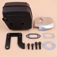 thumbnail image 3 of Exhaust Muffler Deflector Kit Fit Husqvarna 61 268 272 272XP 268K 272S Ported, 3 of 6