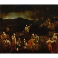 thumbnail image 3 of Giuseppe Maria Crespi 23x20 Black Modern Framed Museum Art Print Titled - The Mission (ca. 1710), 3 of 5