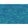 thumbnail image 1 of Ahgly Company Indoor Rectangle Patterned Blue Eyes Blue Area Rugs, 8' x 10', 1 of 1