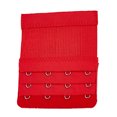 thumbnail image 1 of pitrice Rallonge de Bretelle de Soutien-Gorge Respirante 3 Rangées 4 Crochets Accessoires de Brassière Réglables Clips de Remplacement sous-Vêtements Rouge, 1 of 7