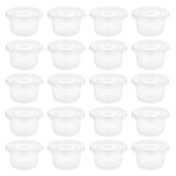 Disposable Soup Bowls With Lids 100Pcs Disposable Plastic Soup Cups
