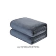 thumbnail image 3 of Home Solid Color Falae Velvet In Europe and The United States Super-soft Thickened Uncomplicated Paragraph Blanket Cover Blanket Gift Blanket Cover Blanket Home Essentials, 3 of 6