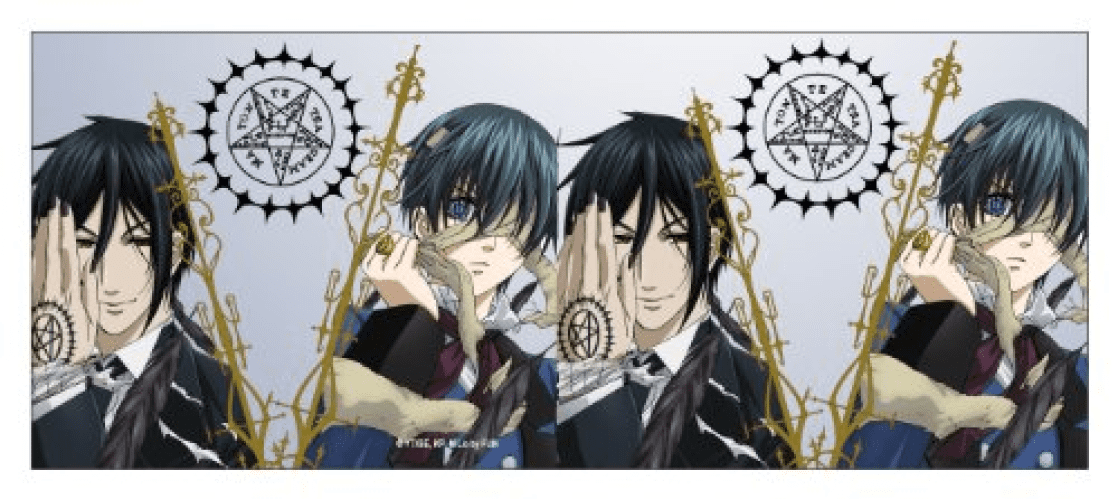 Manga Anime Black Butler Top Hat Smart Suit Canvas Art Print