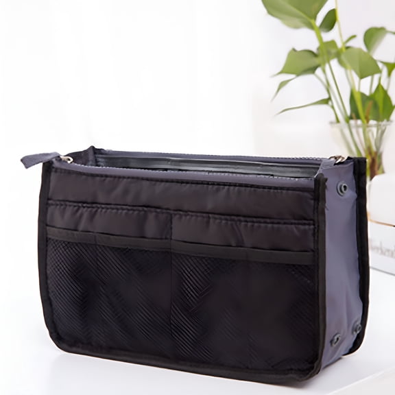 AOMRCOL Handbag Organizer Purse Insert,Large Travel Bag Organizer Liner Tidy Insert for Tote,Satchel,Diaper Bag,Multifunctional Handbag Storage Compartment Protector