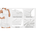 thumbnail image 5 of Rosvigor Women Tank Tops Loose Fit Sleeveless Shirt V Neck Polo Shirts Summer Collard Tops, 5 of 7