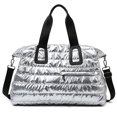 thumbnail image 1 of Bolso Mano Lona Con Separación en Seco Y Húmedo Bolsos Con Asa Superior Gran Capacidad (plateado), 1 of 9