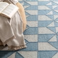 thumbnail image 5 of Dash & Albert Ojai Hand Loom Knotted Cotton Rug, 3' x 5', Blue, 5 of 6