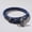 Black fishtail navy blue, variant on Whale Tail Adjustable Braided Rope Bracelet, Nautical Marine Style Wristband, Ocean Jewelry for Men Women