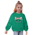thumbnail image 5 of Bnwani Girls Sweatshirt Cotton Long Sleeve Winter Sweatshirt Cute Printed Pullover Size 7-8, 5 of 5