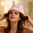 thumbnail image 5 of PEIBang Cute Bunny Microfiber Hair Towel Wrap,Hair Drying Towels Rapid Dry Twist Hair Towel for Women,Easter Bathroom Decorations, 5 of 6