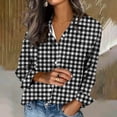thumbnail image 1 of TaTaai Womens Gradient Print Satin Shirt Long Sleeve Button Down Lapel Collar Blouse Silky Loose Fit Evening Top Gift, 1 of 5