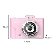 Digital Camera Qwtwty Digital Cameras 2.8-inch 4800W High-definition Large Screen 8X Digital Capables of Photos Small Digital Motion Cameras