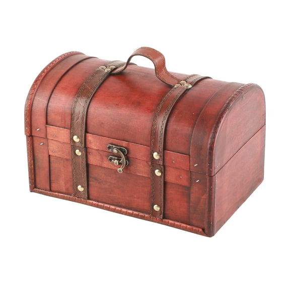 Table Dustproof Storage BoxWooden Storage Box European Retro Storage Box Wooden Storage Box Effortless Installation