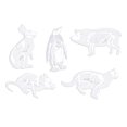 thumbnail image 4 of 6 uds., Pájaro, pingüino, cerdo, bolsa, insignia, de Animal, alfileres, broche de resina acrílica, broche de resina acrílica, broche de resi Fernando Broche Resina Transparente, 4 of 8