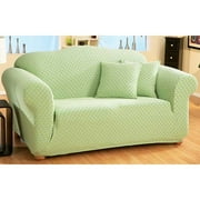 Home Trends Tribeca Loveseat Slipcover, Avocado