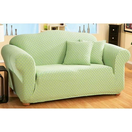 Home Trends Tribeca Loveseat Slipcover, Avocado