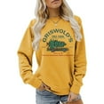 thumbnail image 2 of VBARHMQRT Couple Hoodies Ladies Casual Christmas Tree Letter Print Crewneck Long Sleeve Sweatshirt, 2 of 4