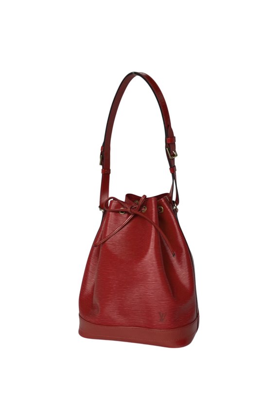 Pre-Owned Louis Vuitton Noe Shoulder Bag, Drawstring Type, Epi Leather, Castilian Red, M44007,...
