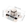 thumbnail image 2 of unbranded 5Ud Cerradura Para Gabinetes Y Puertas Con Pestillo Botón Pulsador Color Plata Resistente, 2 of 6