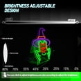 thumbnail image 5 of Y YUNHSOM Ghost and Witch Neon Sign, 15.75 x 1.18 in, Corded Electric, Blinking Lights, Residential, LED, Halloween Neon Signs, 1 Count, 5 of 7
