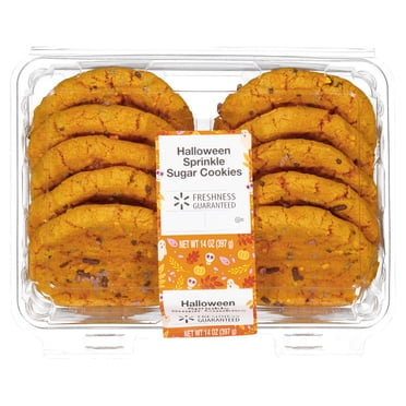Freshness Guaranteed Halloween Sprinkle Sugar Cookies, 14 oz, 10 Count