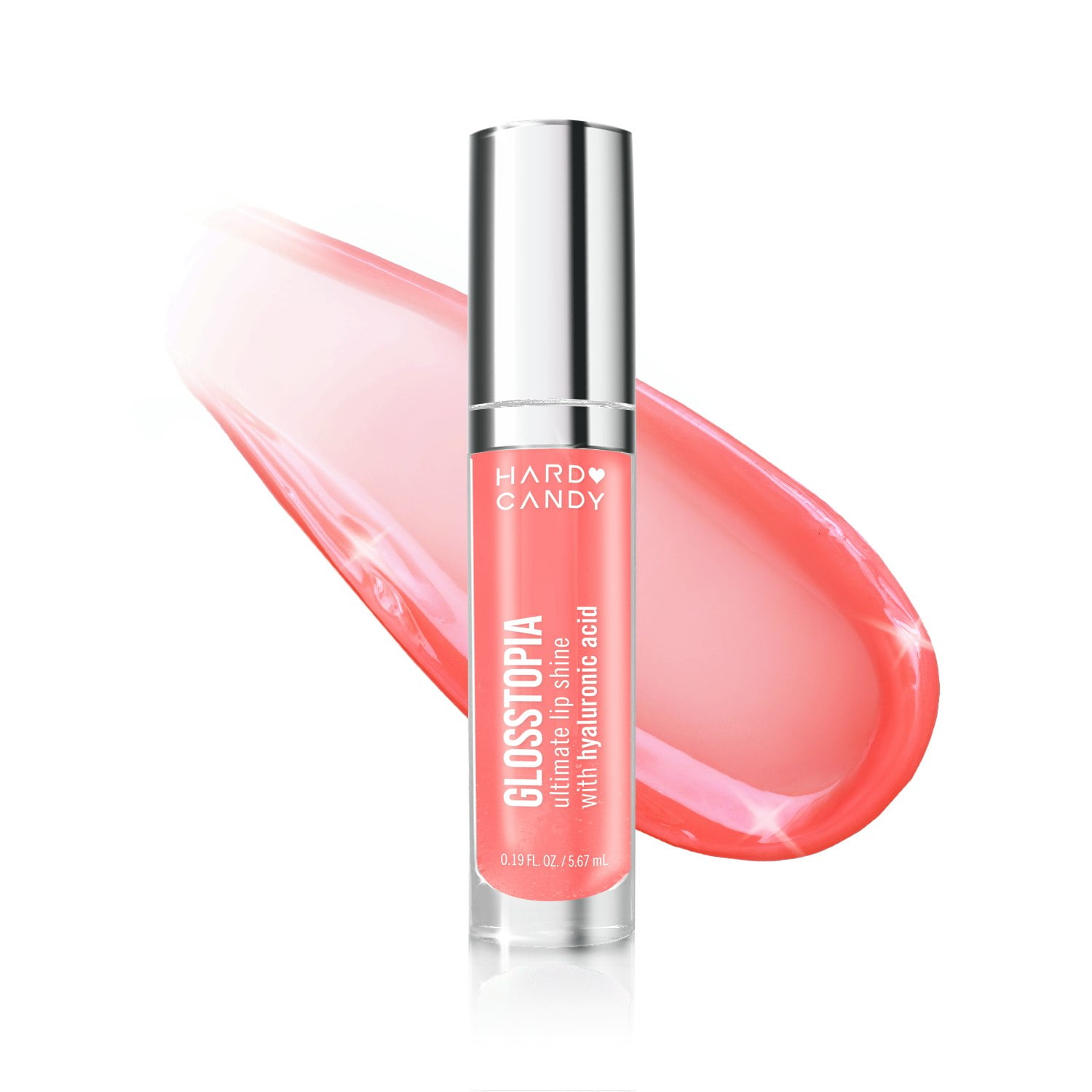 LIP♡ノベルティ Hard Candy Glosstopia Lip Gloss, High-Shine Hydrating