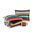 thumbnail image 5 of Sportset Stripe Black Multi 3-Piece Soft Microfiber Comforter Set - Twin, 5 of 6