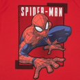 thumbnail image 6 of Marvel Spiderman Peter Parker Boys Athletic T-Shirt, Sweatpants, Shorts 3-Piece Set for Kids and Toddlers (Size 4-12), 6 of 12