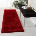thumbnail image 2 of SAFAVIEH Charlotte Solid Plush Shag Area Rug, Charcoal, 8' x 10', 2 of 5