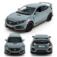 thumbnail image 5 of Civic Type R Coche de juguete Hatchback Deportes Diecast Modelo Coche 1/32 Escala Metal Pull Back Vehículos Puertas Luz abierta Sonido Juguetes para niños Niños Regalos de cumpleaños Colección para ho, 5 of 5