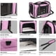 thumbnail image 3 of Transportín para mascotas para gatos pequeños, medianos, perros, cachorros de 15 libras, transportador para perros pequeños aprobado por aerolíneas con lados suaves, transportador plegable para, 3 of 7