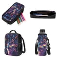 thumbnail image 3 of ZUXONGSY Wolf Sunglasses Music Note Print Kids Backpack for Boys Girls, Preschool Elementary School Bag Travel Bapack, 4Pcs Bookbag Set with Lunch Box Pencil Case and Water Bottle Holder, 3 of 6