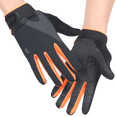 thumbnail image 3 of Guantes de equitación para deportes al aire libre para hombres y mujeres, de seda fina, transpirables, con pantalla táctil, elásticos, para montañismo, ciclismo, conducción y carrera, 3 of 6