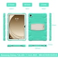 thumbnail image 4 of XYX Case for Samsung Galaxy Tab A9+ 11.0 inch (SM-X210/SM-X215/SM-X216), Dual Layer Slim Heavy Shockproof Rugged Protective Cover Case with Kickstand (Mint Green), 4 of 7