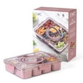 thumbnail image 5 of COOK WITH COLOR Snackle Box for Kids Lunch Box and Snack Container, Pink, 5 of 11