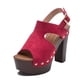 thumbnail image 2 of Sandalias de tacón de cuña Sandalias de color sólido con boca de pez de fondo grueso para mujer Wmkox8yii  hfjk3492, 2 of 7