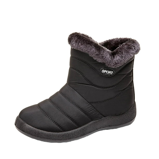 Plus size deals fur boots