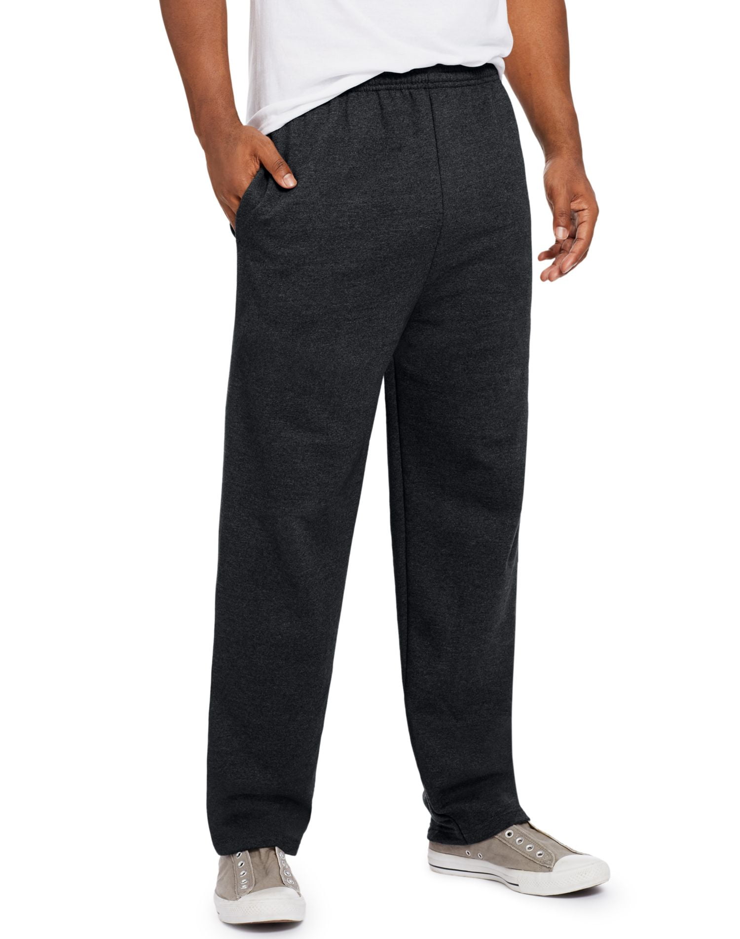 Hanes Mens Comfort Soft Eco Smart Fleece Sweatpants, L, Grey Heather Walmart Canada