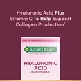 thumbnail image 4 of Nature's Bounty Optimal Solutions Hyaluronic Acid, for Glowing Skin Collagen Production Beauty, 120 Capsules, 4 of 9
